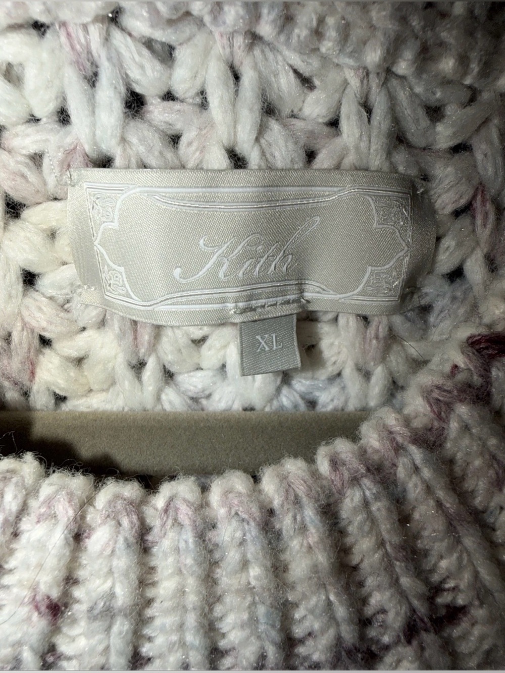KITH Lyon Sweater Snow XL - Picture 2 of 5